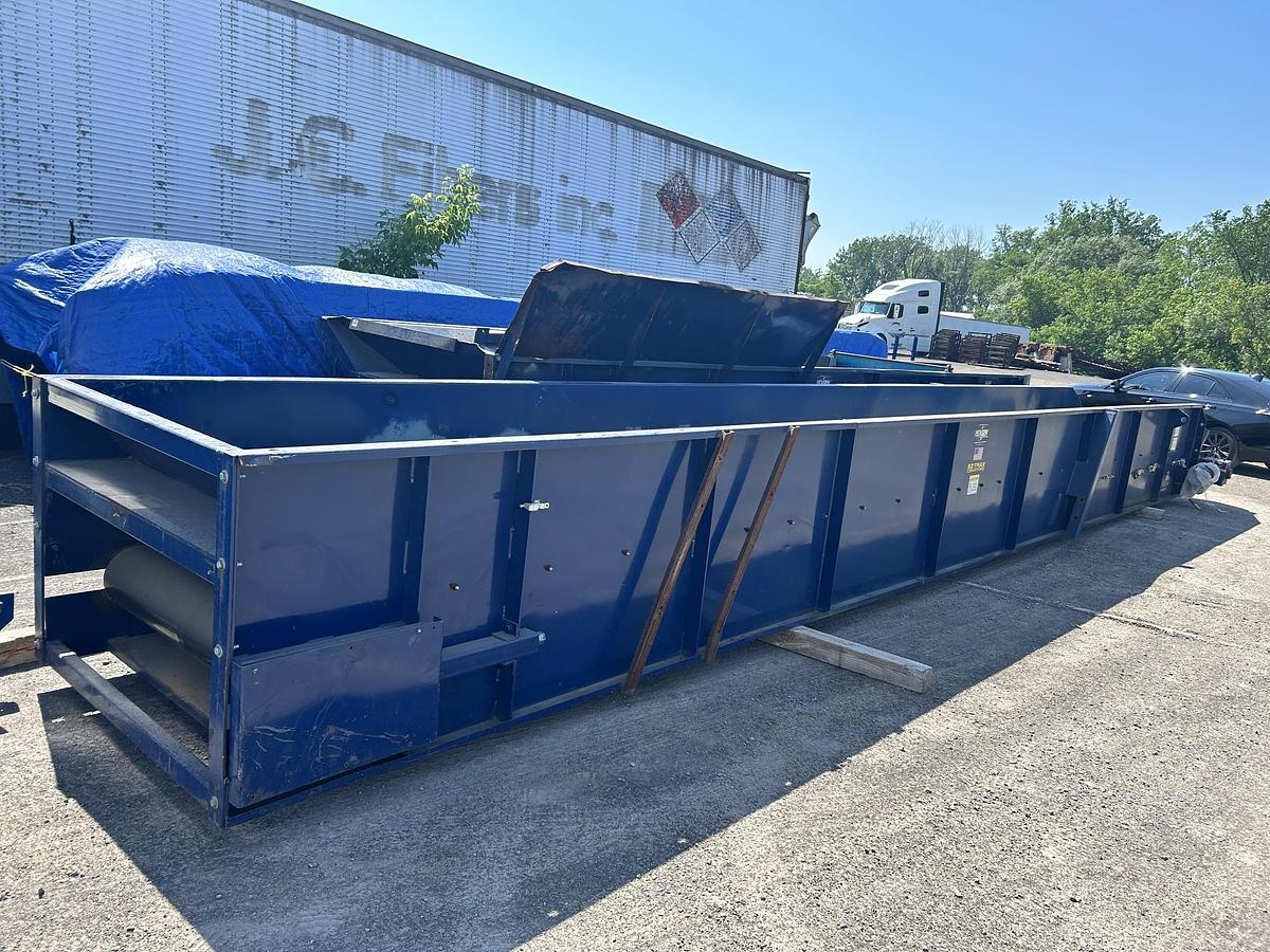D'occasion Marathon Heavy-Duty Slider Bed Conveyor System – (3) Conveyors – Complete Lot
