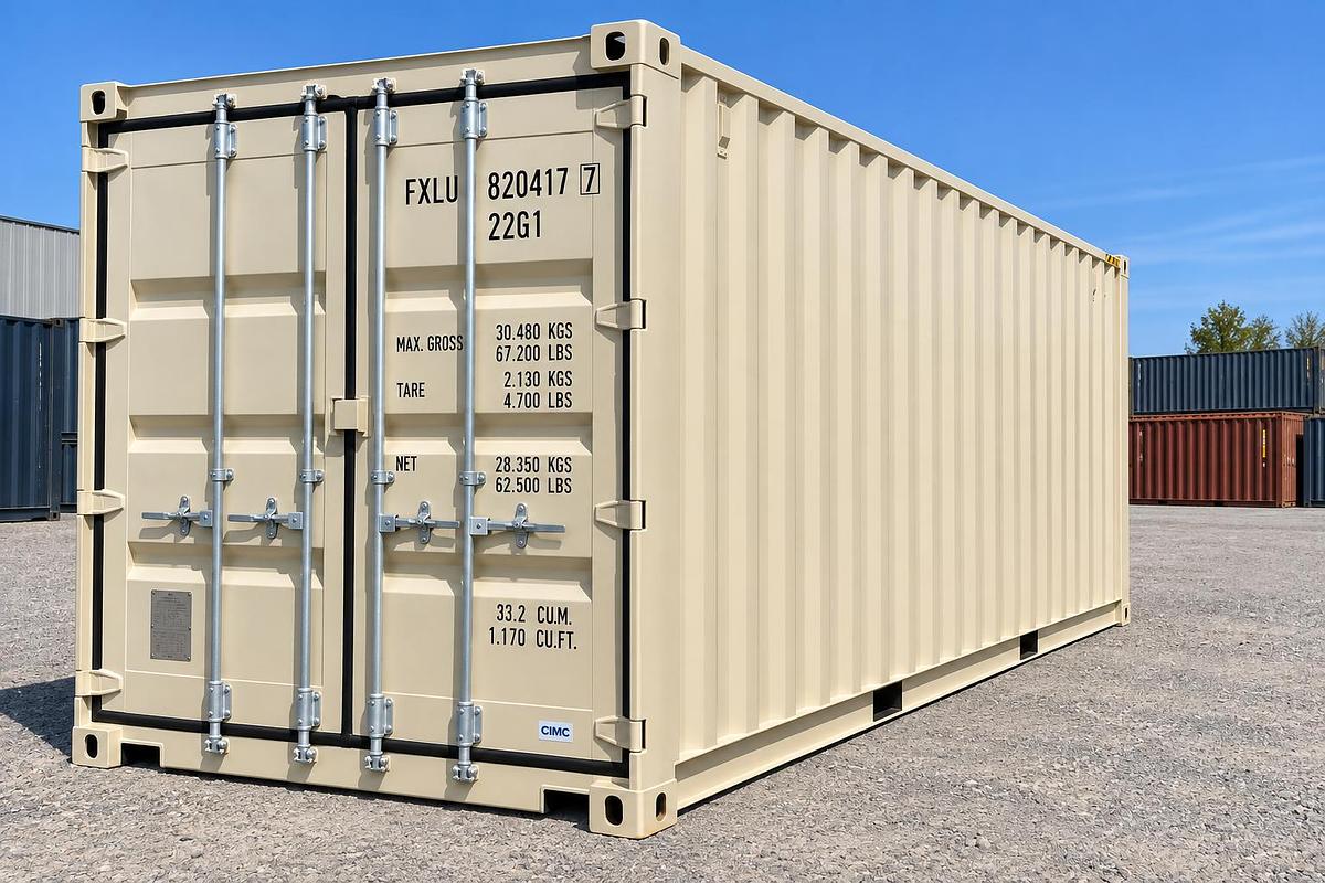 D'occasion 20' & 40' SHIPPING CONTAINERS – ONE TRIP / LIKE NEW