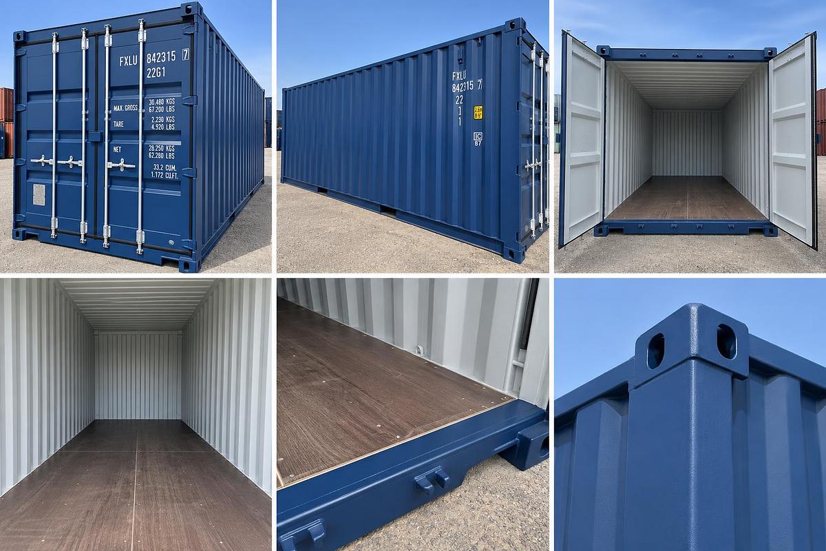 D'occasion 40' Standard Dry Shipping Container – Steel Storage / Cargo Container