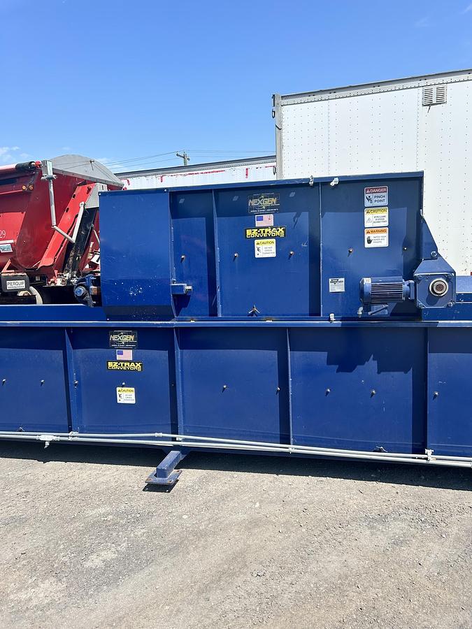 D'occasion Marathon Heavy-Duty Slider Bed Conveyor System – (3) Conveyors – Complete Lot
