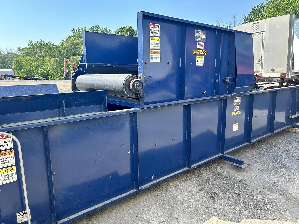 D'occasion Marathon Heavy-Duty Slider Bed Conveyor System – (3) Conveyors – Complete Lot