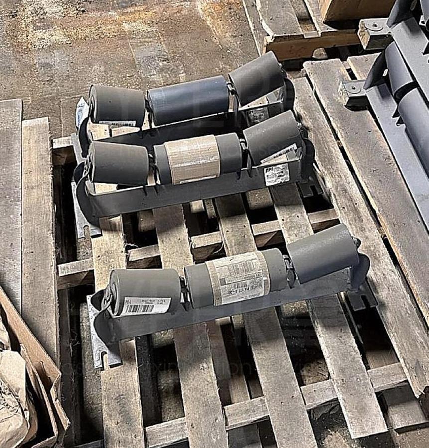 Used Heavy-Duty Steel Conveyor Rollers and Idlers 27 inch