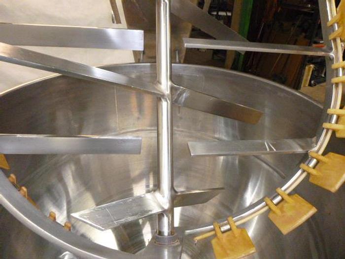 Used Lee Industries Kettle w/Dual Motion Scrape Surface Agitation; Md#150D9MT; Built 2015