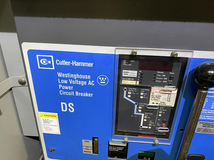 Used CUTLER HAMMER 3000 / 4500 KVA DRY TYPE TRANSFORMER W/ BREAKERS AND SWITCH