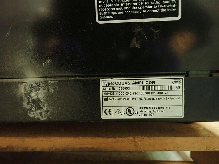 Used Roche Type Cobas Amplicor PCR System Analyzer w/ NEC BCH5435-KME Barcode Reader