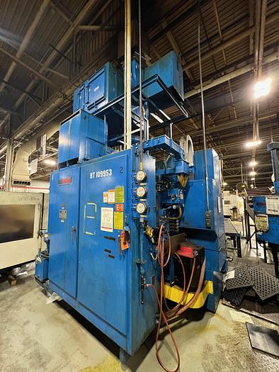Used SAGINAW MACHINE SYSTEMS TWIN SPINDLE VERTICAL CNC TURNING CENTER