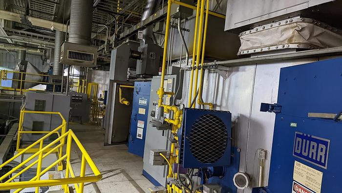 Used 2002 Durr 13-Stage Dual Lane Ecoat & Power Coat Line with 8-Stage Pre-Treatment with Ecoat Immersion