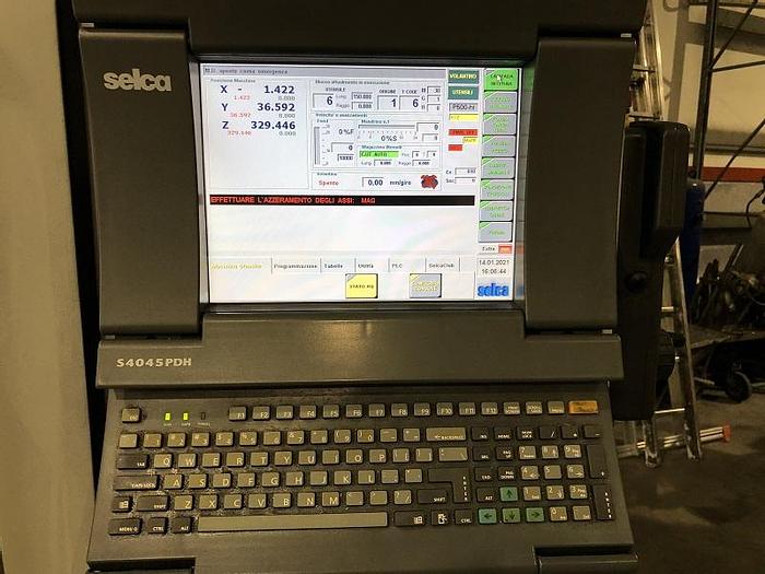 Usato CENTRO DI LAVORO A PORTALE CNC SELCA 4045 ANNO 2007
