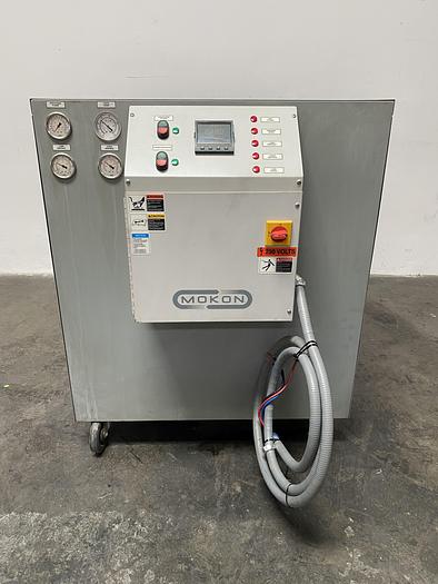 Used Mokon AS2E10J1 35KW Water Cooled Portable Chiller 5-65° F 3 Phase 230V