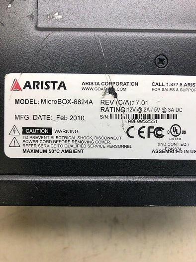 Used ARISTA MICROBOX-6824A