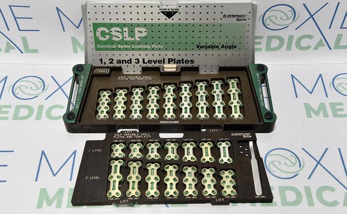 Used Synthes Cervical Spine Locking Plate System Instrument Set, In-Stock