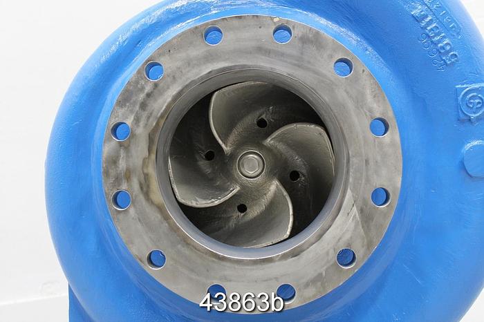 Used Goulds 3175 8x10x18 Pump, Stainless Steel Casing, 4-Vane Stainless Steel Impeller #43863