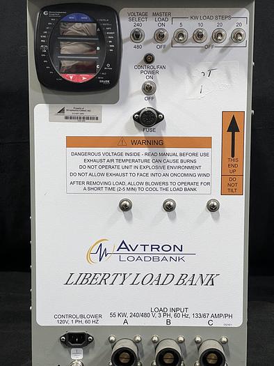 Used Avtron LPH55/D37873 Portable Resistive Load Bank
