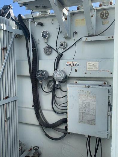 Surplus Carte  7500/10500 kVA Substation Transformer 34,500 Delta - 4160Y/2400