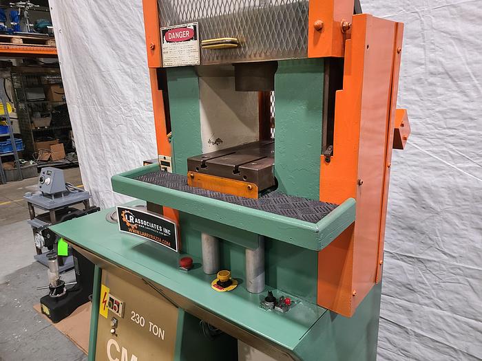 Used CMC 230 Ton Hydraulic Coining Press
