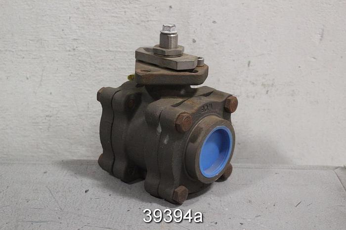 Unused Neles Jamesbury 2" Series 4000 Manual Ball Valve, IMO-203, 2 4B 2236 MT 1 #39394