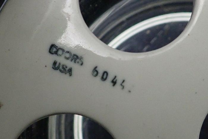 Used Pyrex 8 Inch Diameter Glass Desiccator w/ Lid & Coors Ceramic Plate