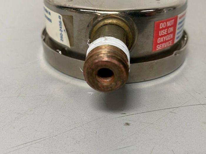 Used Ashcroft Duralife 0-100 PSI Pressure Gauge w/ Tube Socket