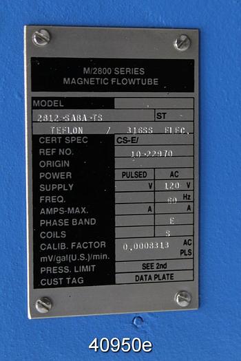 Unused Foxboro 12" Magnetic Flow Tube #40950