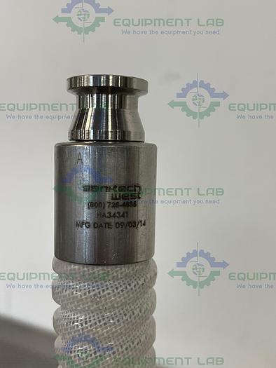 Used Sani-Tech  84" Silicone Hose w/  3/4" Sanitary Fitting