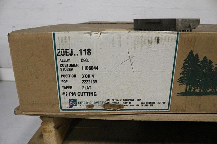 Unused Beloit DD4000 Refiner 20" Diameter Disc Plate Set #32355