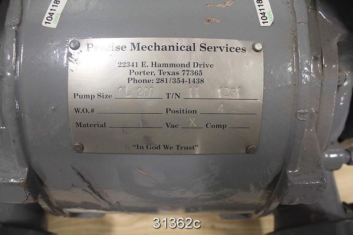 Refurbished Nash CL200 Vacuum Pump #31362