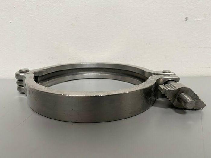 Used Anderson Single-Pin Heavy Duty Stainless Steel 4" Clamps