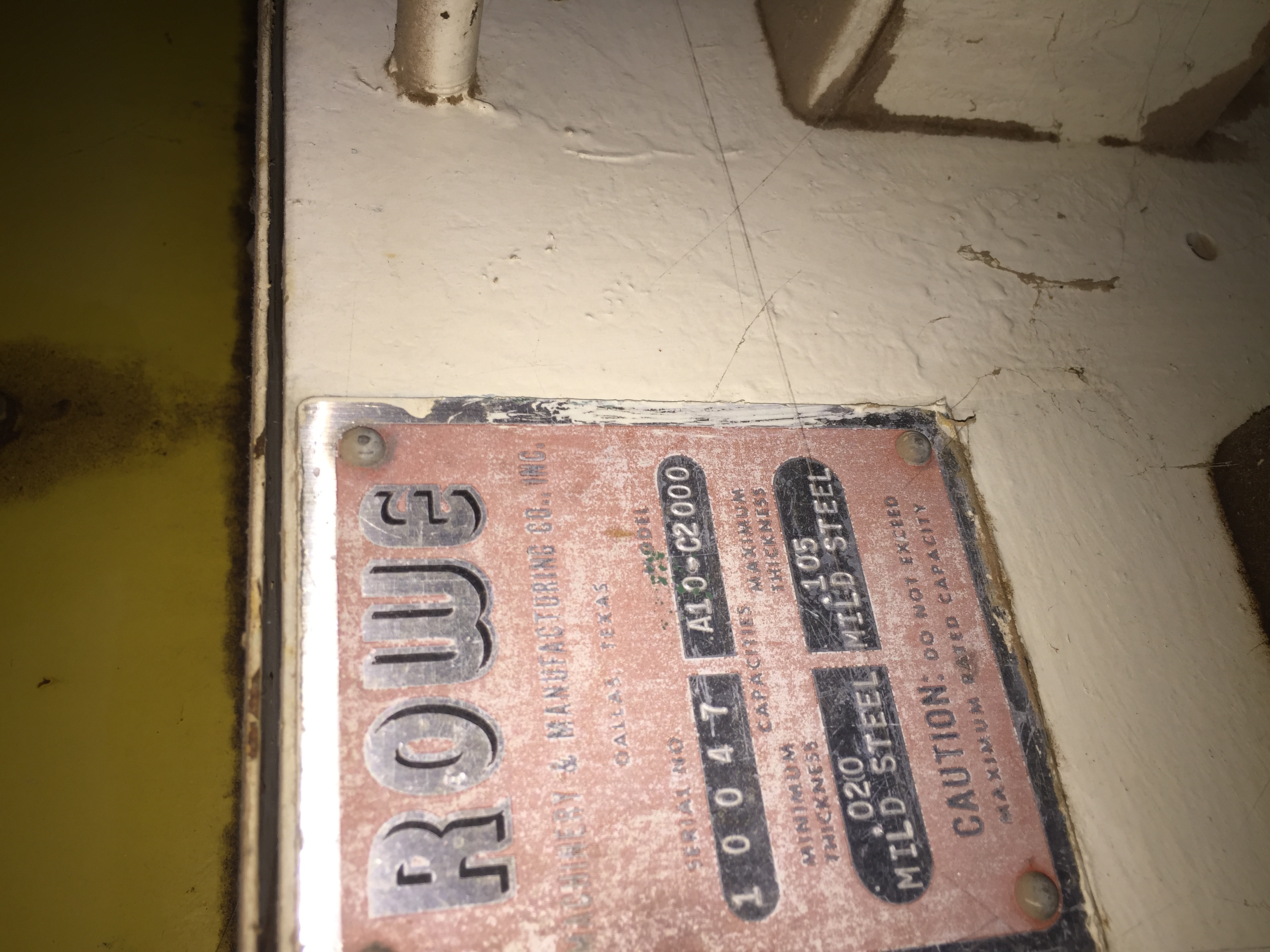 Used Rowe Mdl. A10-C2000 Cradle / Straightener