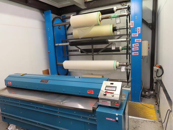 Used 2003 Armetch Laminated Glass Production Line, with Melco Auto Clave