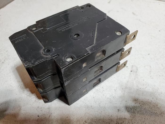 Used Siemens BQD320 20-Amp Three Pole 480Y/277V AC 14KAIC Bolt in Breaker