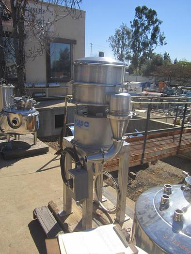 Used Screen, Sweco, 18", Single Deck, S/st, 1/4 HP #C739496