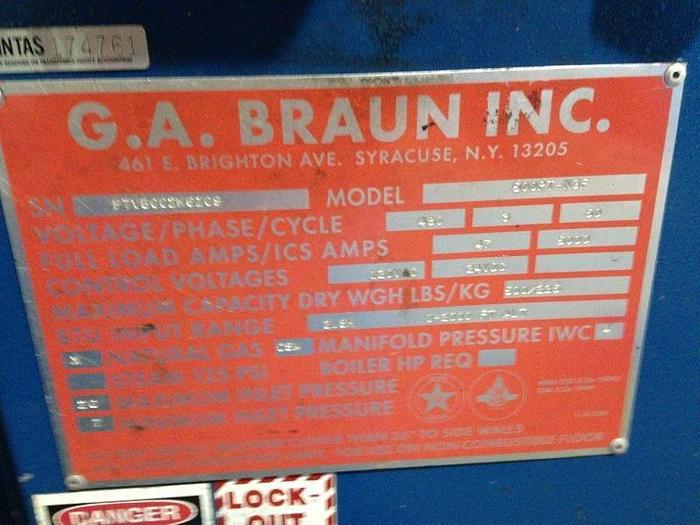 Used 2006 BRAUN 500LB GAS DRYER