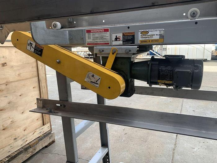 Used Conveyor, Belt, 18" x 9', C/st, Hytrol, 1/2 HP #S744290