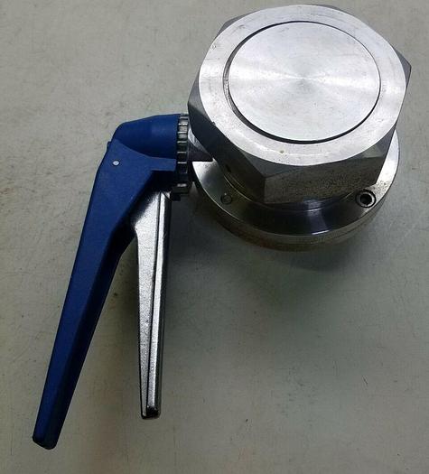 Used WCB-FLOW PRODUCTS 316L STAINLESS/ 316L E62210 3" BUTTERFLY VALVE AMT321
