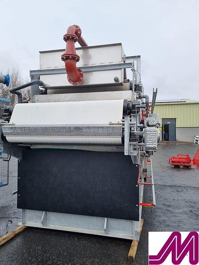Used Simon Hartley 8 Roller Sludge Thickening & Dewatering Belt Press AS-H
