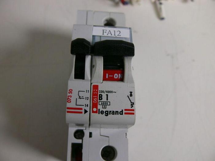 Used Lot of 6 Legrand B1 06152 Circuit Breakers 230/400V