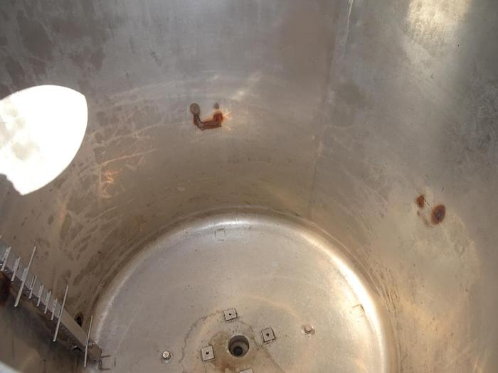 Used Tank, 350 Gallon, 316 S/st, 75 PSI, 44" x 54", DT/DB, (2) #S742479