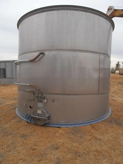 Used Tank, 10,000 Gallon, S/st, Jkt, Wine,Tank, 10,000 Gallon, S/st, Jkt, Wine, #C740116