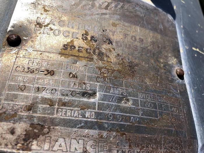 Used Mill, Disc Pulverizer, 20", C/st, 30 HP, Peanuts #S743791