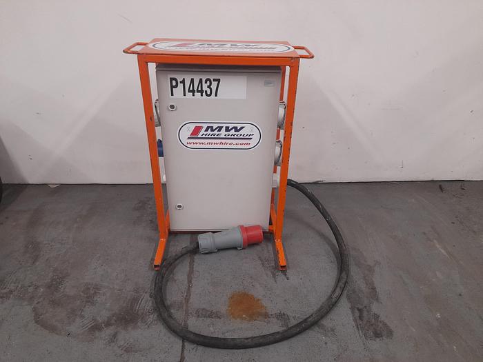 Used Site Distribution Boards 63A 3 Phase Input with 3 Phase 32A and 16A Sockets