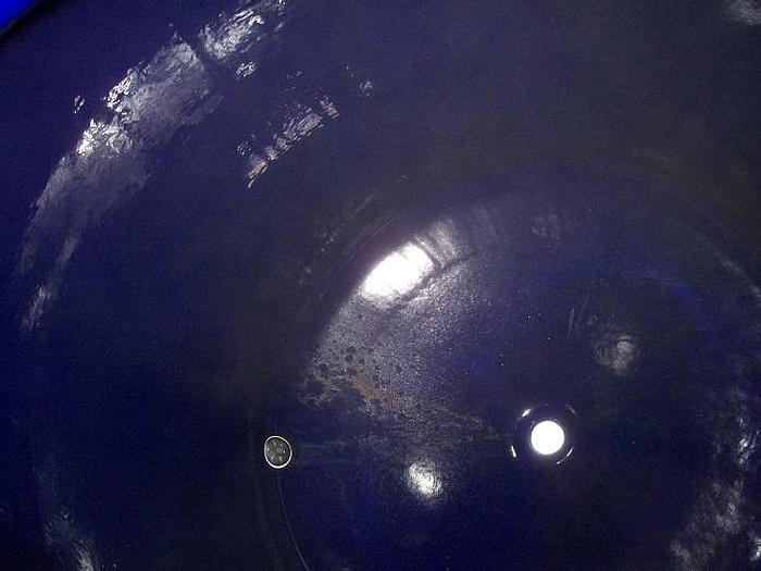 Used Glasscote 500 gallon glass lined storage tank