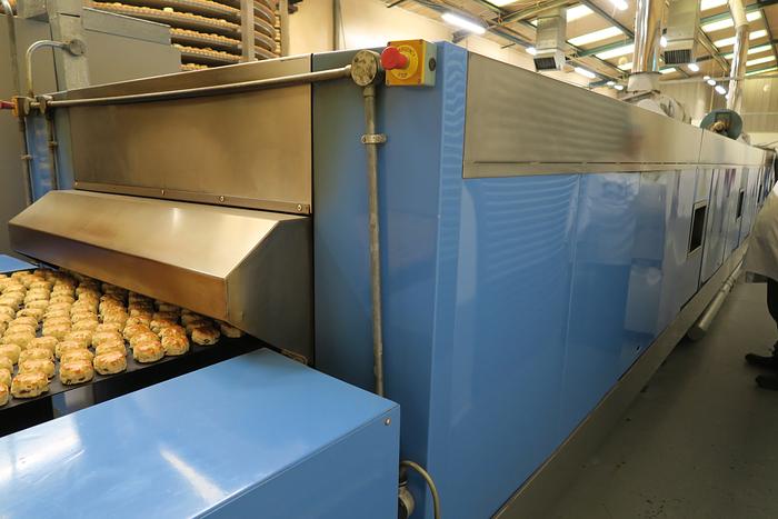 Used Steel Belt Tunnel Oven 1.1m wide x 24m baking