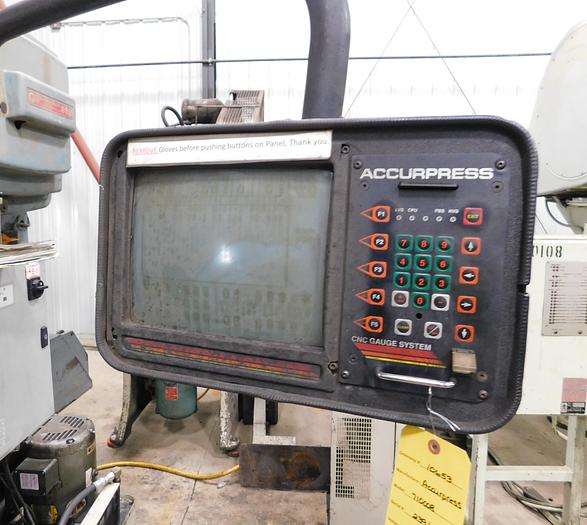 Used Accurpress 8' x 100 Ton CNC Hydraulic Press Brake 710008