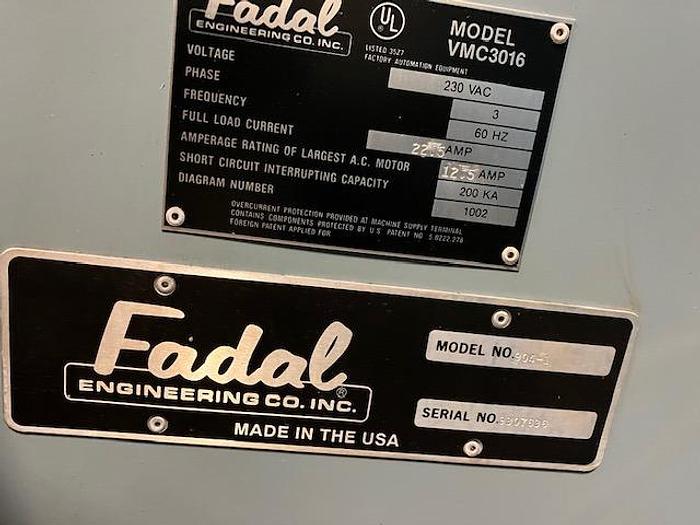 Used 1993 Fadal VMC-3016HT