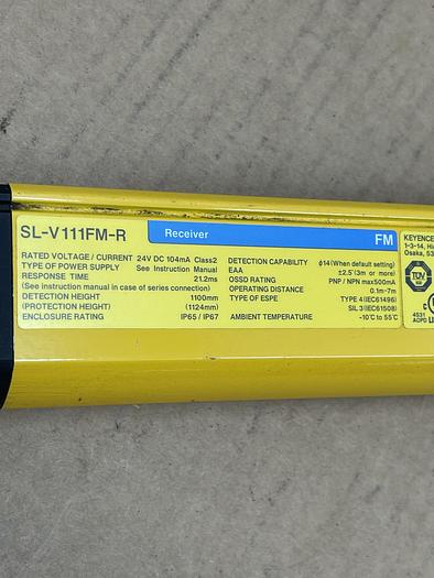 Used KEYENCE SL-V111FM-R