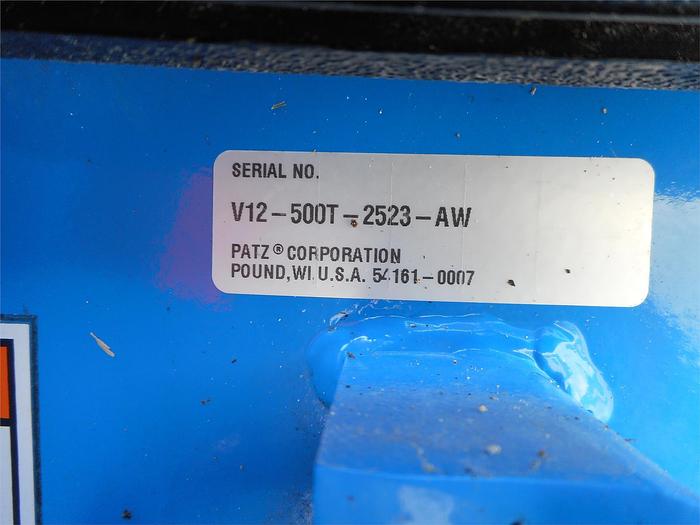 Used PATZ 500 Vertical TMR Mixer