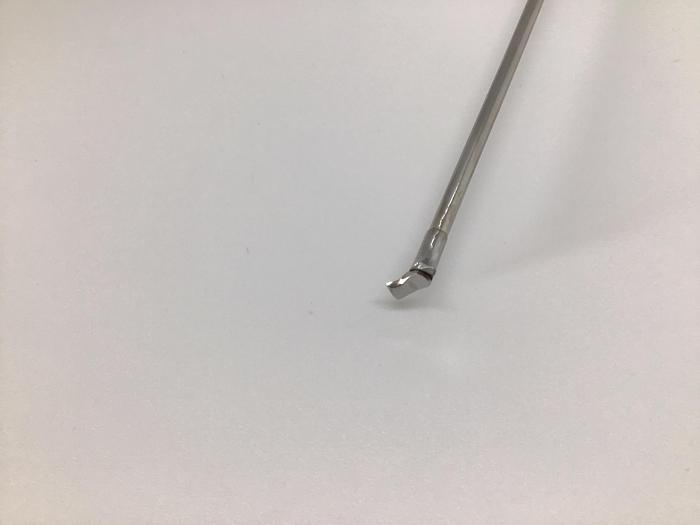 Used Acufex Cigar Handle Rotary Scissors hooked 60 degree right 010802