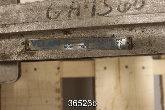Used Velan 10" Hand Operated Knife Gate Valve #36526