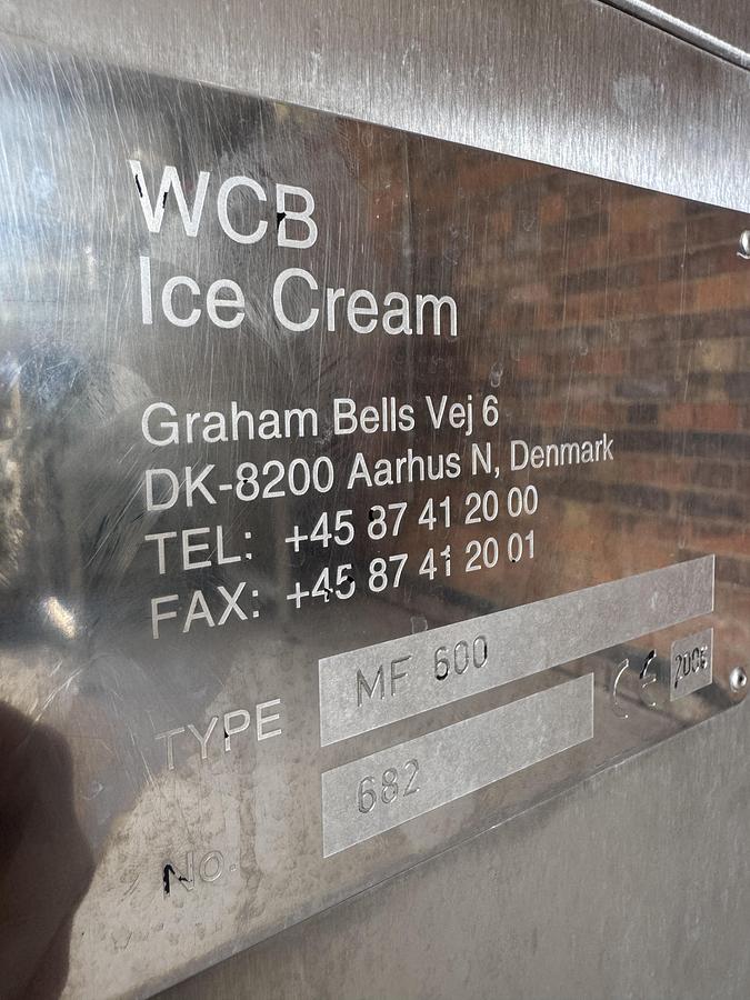 Used WCB MF600 Continuous Freezer 