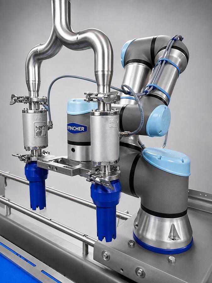 Fincher Cobot Ice Cream Filler